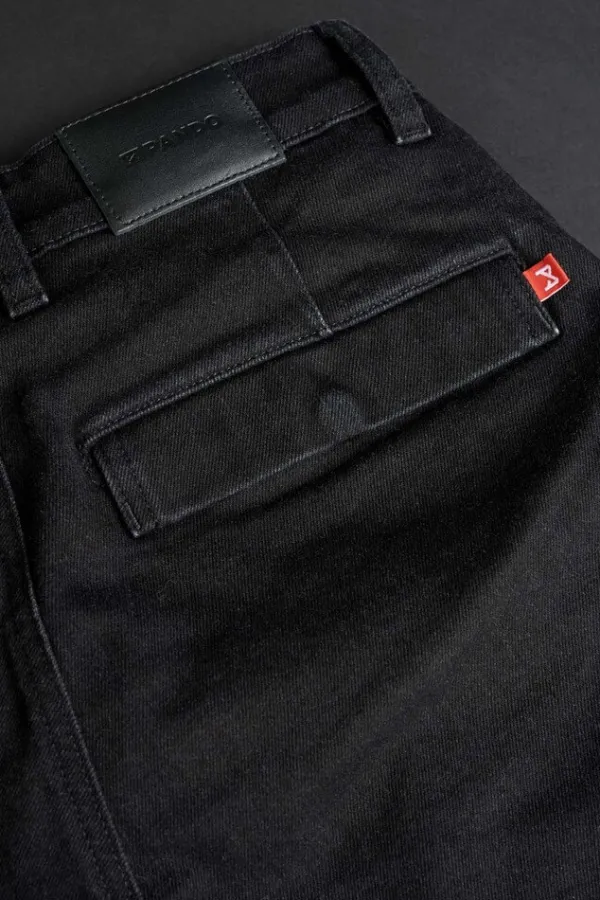 Pando Moto Motorbroeken|Motorjeans-Mark AAA Motorjeans Black