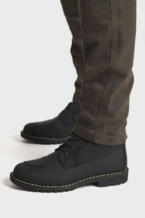 Pando Moto Motorbroeken-Mark Motorjeans Olive