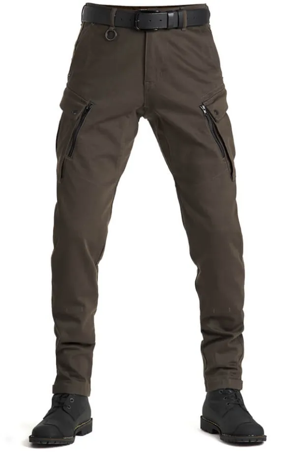 Pando Moto Motorbroeken-Mark Motorjeans Olive