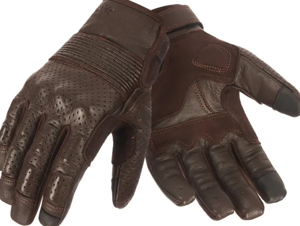 Pando Moto Motorhandschoenen-Onyx 02 Brown