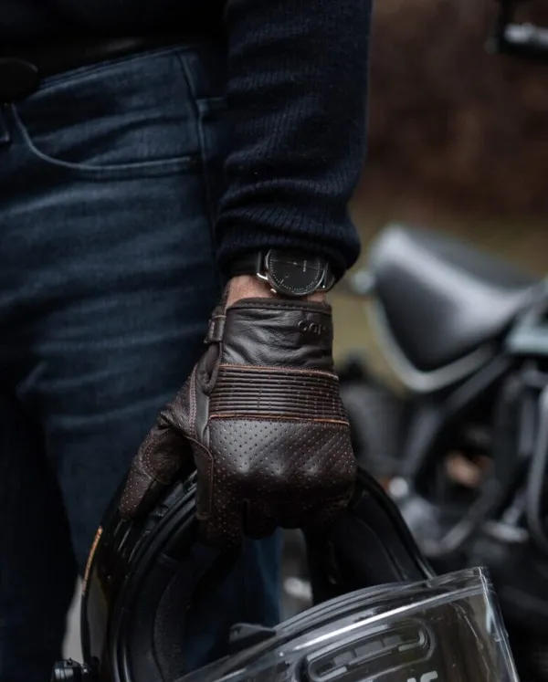Pando Moto Motorhandschoenen-Onyx Gove Brown