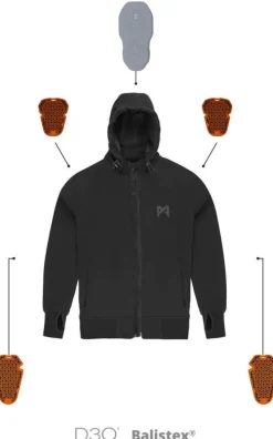 Pando Moto Motorhoodies|Motorjassen-Phanto-oto-Hoodie otorhoodie Back