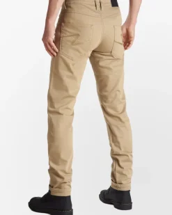Pando Moto Motorjeans-Robby Slim Motorjeans Beige