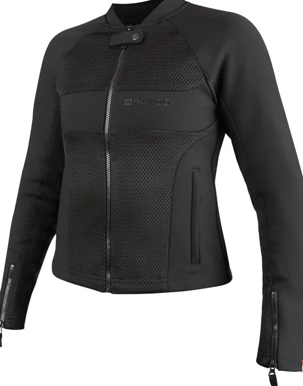Pando Moto Motorjassen-teath AAA Woen otorja Back