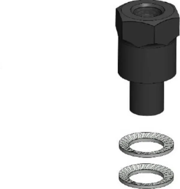 Quad Lock Telefoonhouders-Adapter smartphone houder voor montage an spiegelstang - M8/M10 Adapter smartphone houder voor montage an spiegelstang - M8/M10