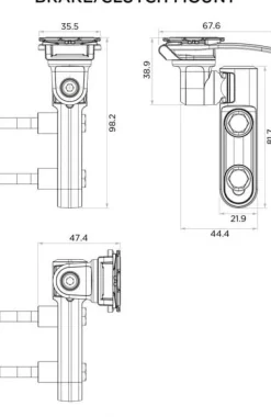 Quad Lock Telefoonhouders-Brake/Clutch Master Cylinder Phone Mount Brake/Clutch Master Cylinder Phone Mount