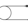 Quad Lock Telefoonhouders-Weatherproof Wireless Charger Right Angle Cable