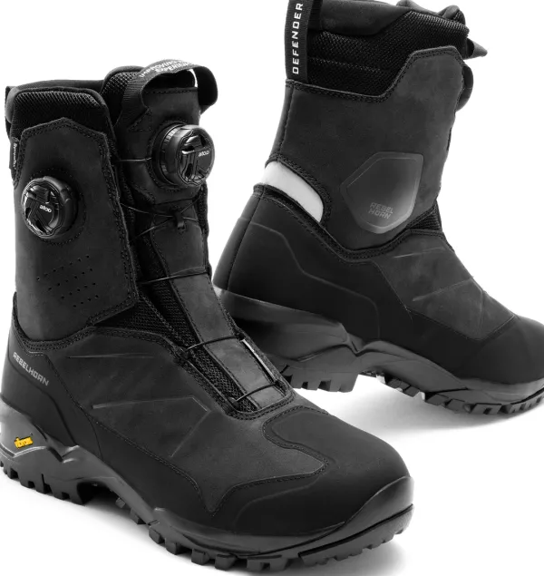 Heren Rebelhorn Heren Motorlaarzen-Defender-X Boots Black