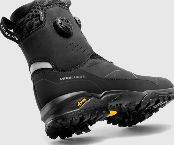 Heren Rebelhorn Heren Motorlaarzen-Defender-X Boots Black