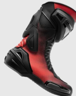 Heren Rebelhorn Heren Motorlaarzen-GTR Boots Black/Fluo Red