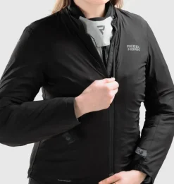Rebelhorn Motorjassen-Hiker 4 Women Motorjas Black/Grey/Fluo Yellow