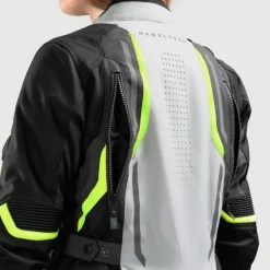 Rebelhorn Motorjassen-Hiker 4 Women Motorjas Black/Grey/Fluo Yellow