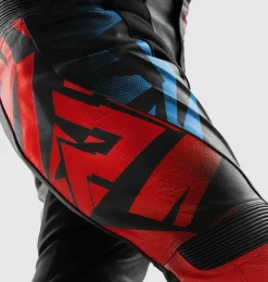 Rebelhorn Motorbroeken-Inferno Motorbroek Black/Blue/White/Red