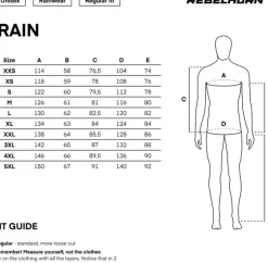 Rebelhorn Regenkleding-Rain Two-Piece Waterproof uit Back