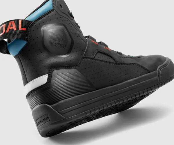 Heren Rebelhorn Heren Motorschoenen|Casual Motorschoenen-Vandal 2 Shoes Black/Blue/Red