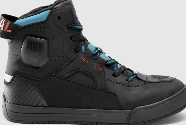 Heren Rebelhorn Heren Motorschoenen|Casual Motorschoenen-Vandal 2 Shoes Black/Blue/Red
