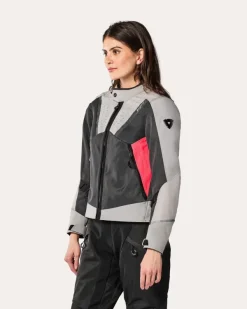 REV'IT Motorjassen-Airwave 4 Ladies Motorjas Grey/Pink