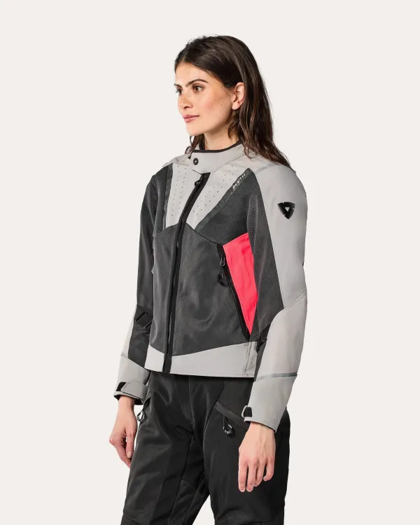 REV'IT Motorjassen-Airwave 4 Ladies Motorjas Grey/Pink