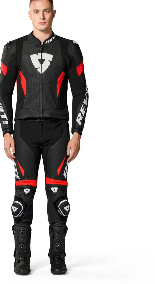 REV'IT Motorpakken-Argon 3 Combi Black/Neon Red