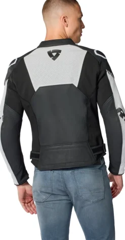 REV'IT Motorjassen-Argon 3 Motorjas Black/White