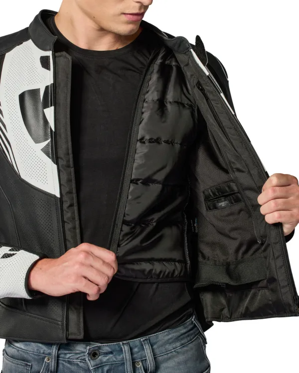 REV'IT Motorjassen-Argon 3 Motorjas Black/White