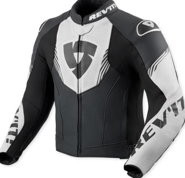 REV'IT Motorjassen-Argon 3 Motorjas Black/White