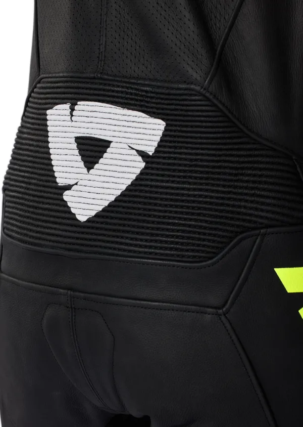 REV'IT Motorpakken-Argon 3 One Piece Black/Neon Yellow