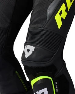 REV'IT Motorpakken-Argon 3 One Piece Black/Neon Yellow