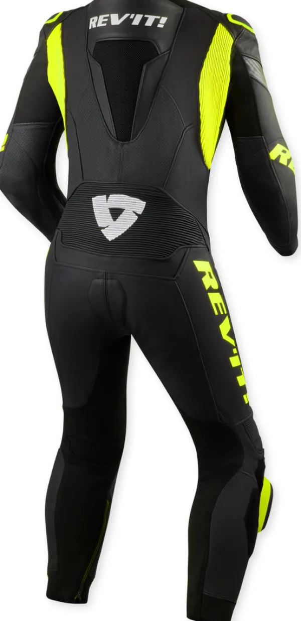 REV'IT Motorpakken-Argon 3 One Piece Black/Neon Yellow