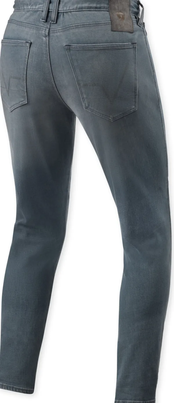 REV'IT Motorjeans-Carlin SK Motorjeans Medium Grey Used