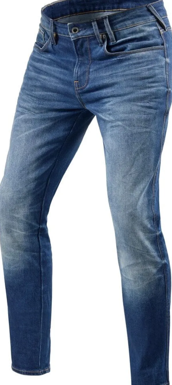 REV'IT Motorjeans-Carlin SK Motorjeans Medium Blue Used