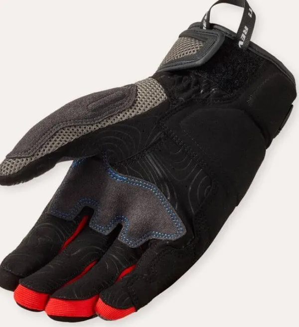 REV'IT Motorhandschoenen-Cavern Gove Grey/Red