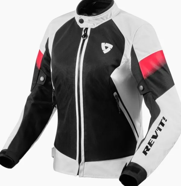 REV'IT Motorjassen-Control Air H2O Ladies Motorjas White/Black