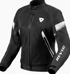 REV'IT Motorjassen-Control Air H2O Ladies Motorjas Black/White