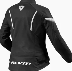 REV'IT Motorjassen-Control Air H2O Ladies Motorjas Black/White