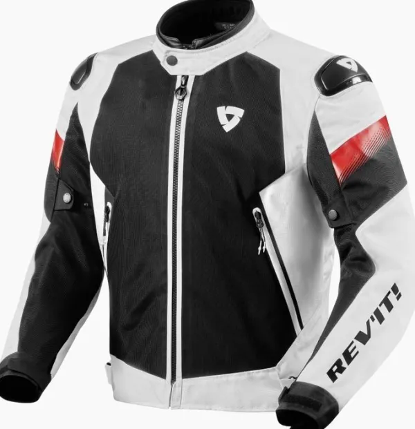 REV'IT Motorjassen-Contro Air H2O otorja White/Back