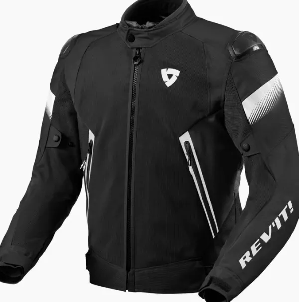 REV'IT Motorjassen-Contro Air H2O otorja Back/White