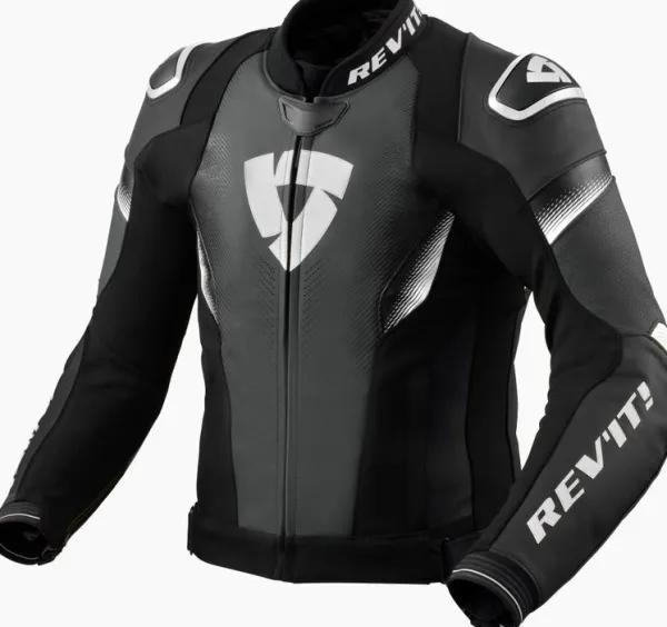 REV'IT Motorjassen-Control Motorjas Black/White