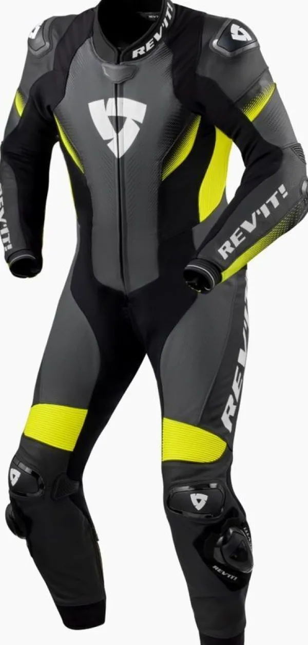 REV'IT Motorpakken-Control Onepiece Black/Neon Yellow