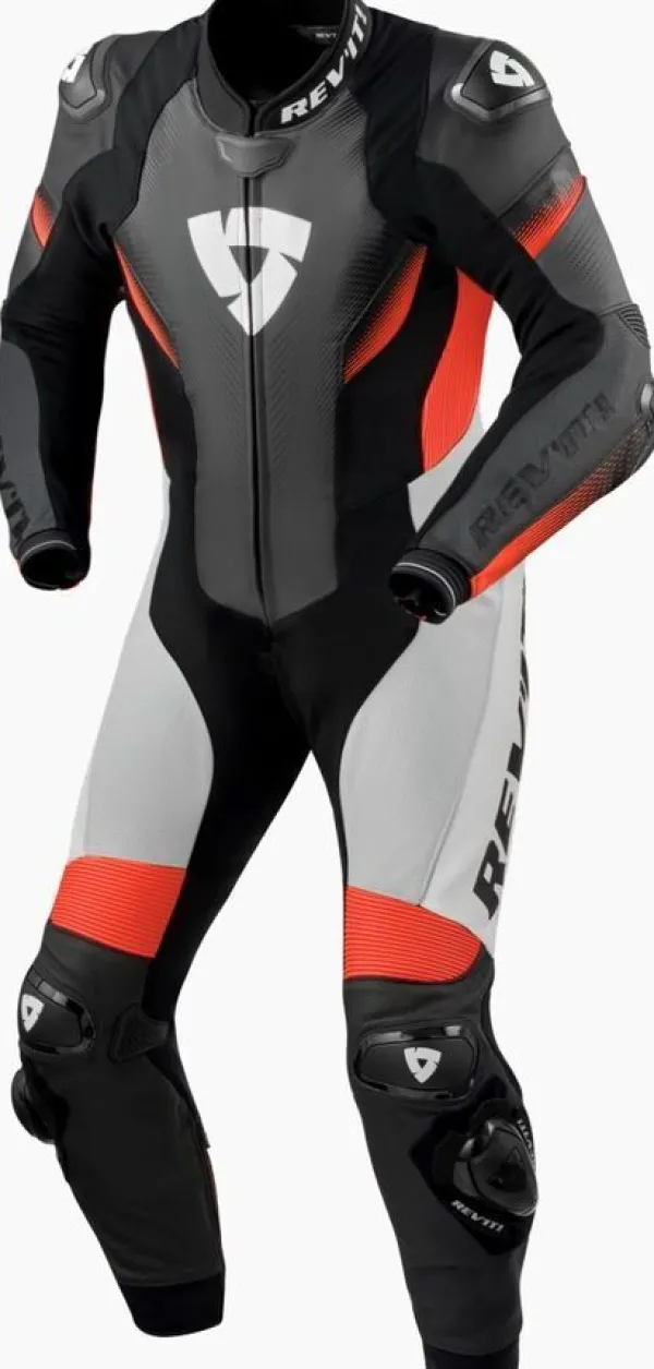 REV'IT Motorpakken-Control Onepiece Black/Neon Red