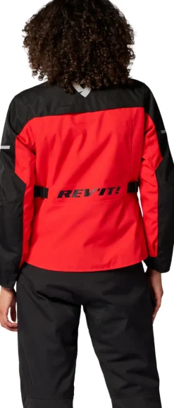 REV'IT Motorjassen-Convergent H2O Ladies Motorjas Red/Black