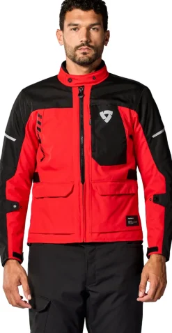 REV'IT Motorjassen-Convergent H2O otorja Red/Back