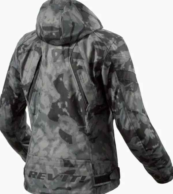 REV'IT Motorjassen-Flare 3 H2O Ladies Motorjas Camo Dark Grey