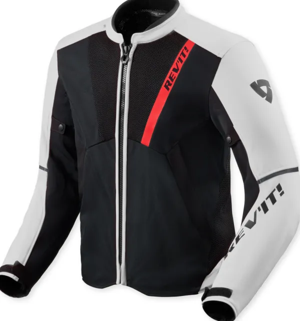 REV'IT Motorjassen-GT-R 4 Air otorja Back/White