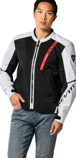 REV'IT Motorjassen-GT-R 4 Air otorja Back/White