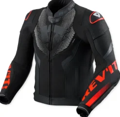 REV'IT Motorjassen-Hyperspeed 3 Air Motorjas Black/Neon Red