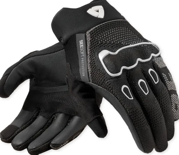REV'IT Motorhandschoenen-Hyperpeed 3 Gove Back/White
