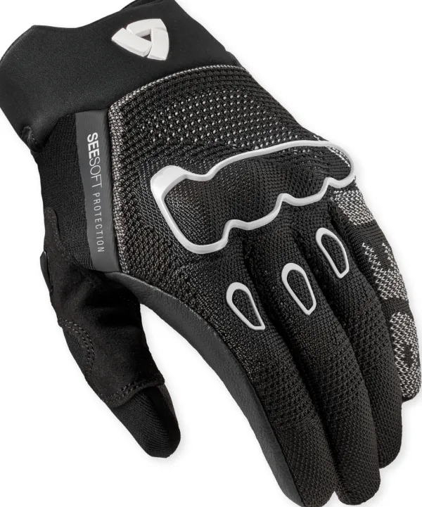 REV'IT Motorhandschoenen-Hyperpeed 3 Gove Back/White