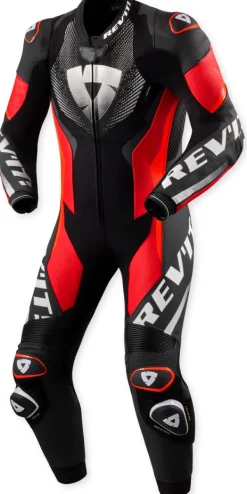 REV'IT Motorpakken-Hyperspeed 3 One Piece Black/Neon Red
