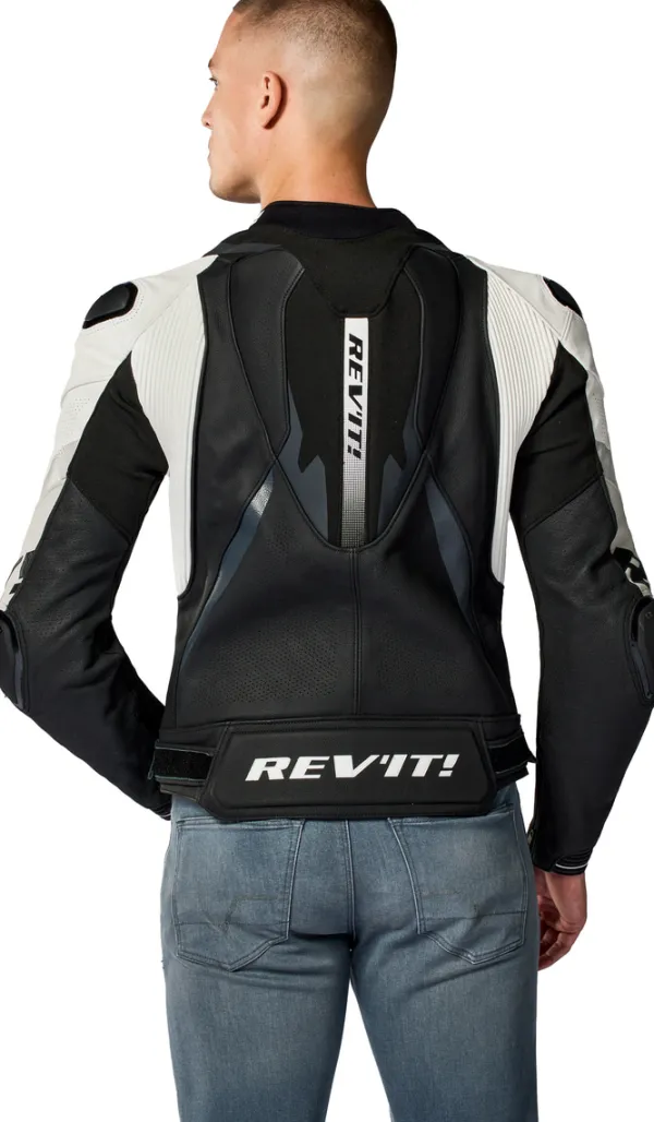 REV'IT Motorjassen-Hyperspeed 3 Pro Motorjas Black/White